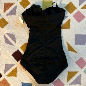 Black Cupped Shaping Bodysuit